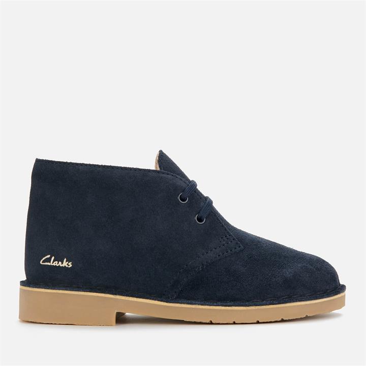 Clarks Kids' Desert Boots - Navy Suede - UK 11 Kids
