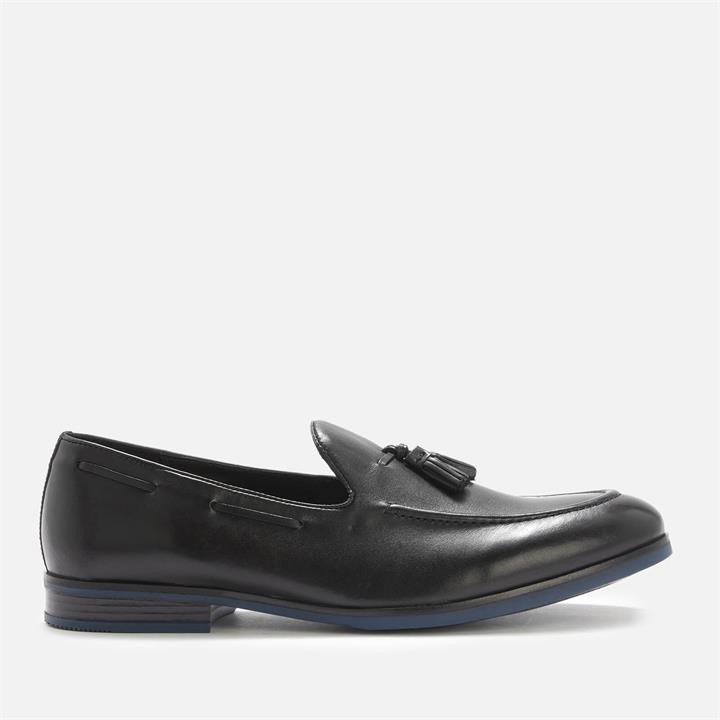 Clarks Men's Citistrideslip Leather Loafers - Black - UK 8