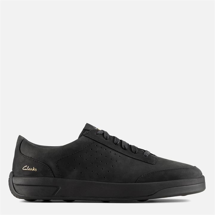 Clarks Men's Hero Air Lace Nubuck Trainers - Black - UK 8