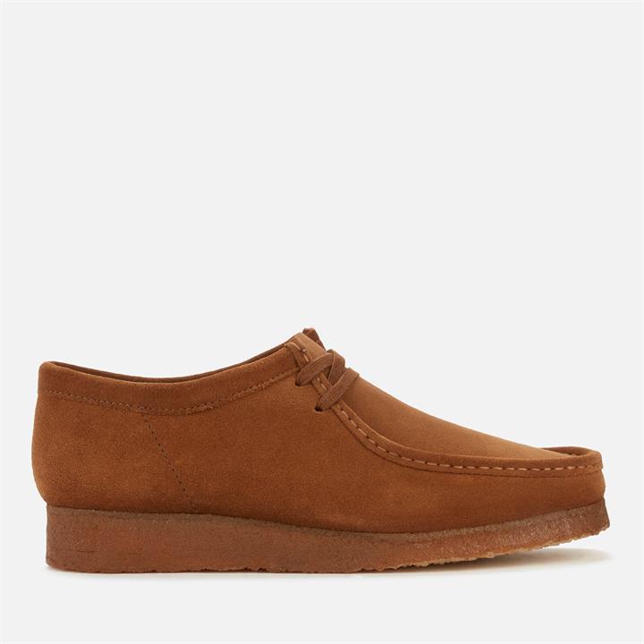 Clarks Originals Men's Suede Wallabee Shoes - Cola - UK 11