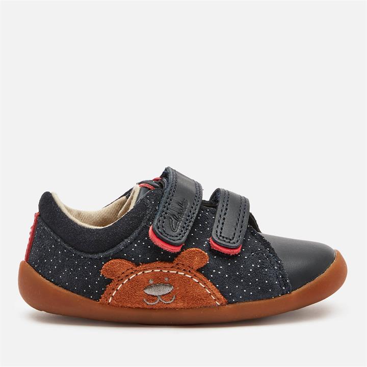 Clarks Roamer Bear Toddler Everyday Shoes - Navy Suede - UK 3 Baby