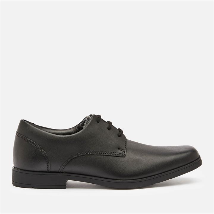 Clarks Scala Edge Youth School Shoes - Black Leather - UK 3 Kids