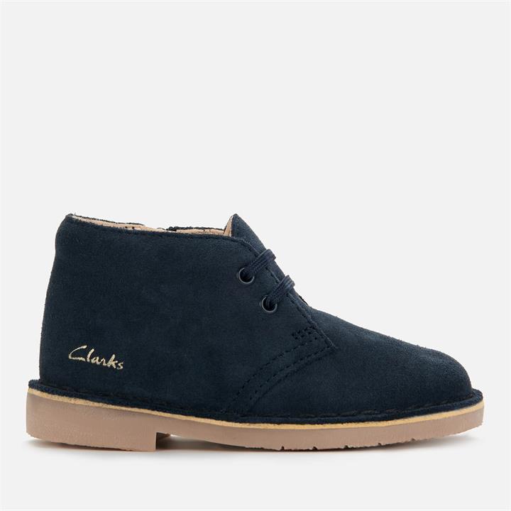 Clarks Toddler Desert Boots - Navy Suede - UK 8.5 Toddler