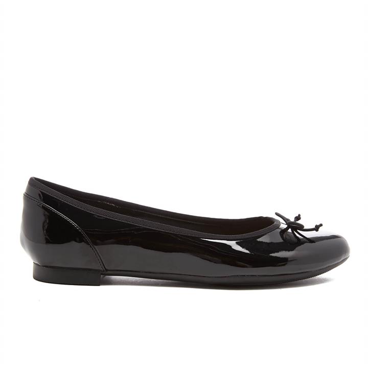 Clarks Women's Couture Patent Ballet Flats - Black - UK 2