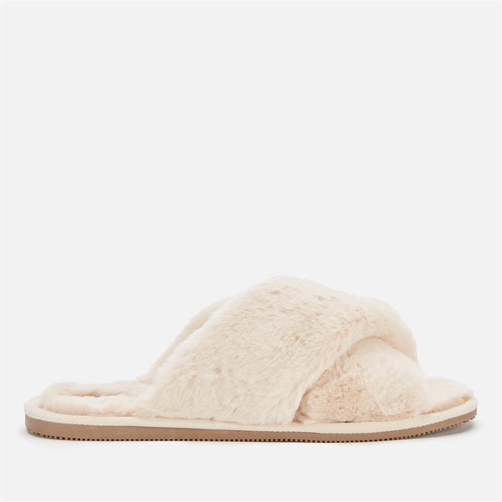 Clarks Women's Dream Lux Slide Slippers - Cream - UK 4