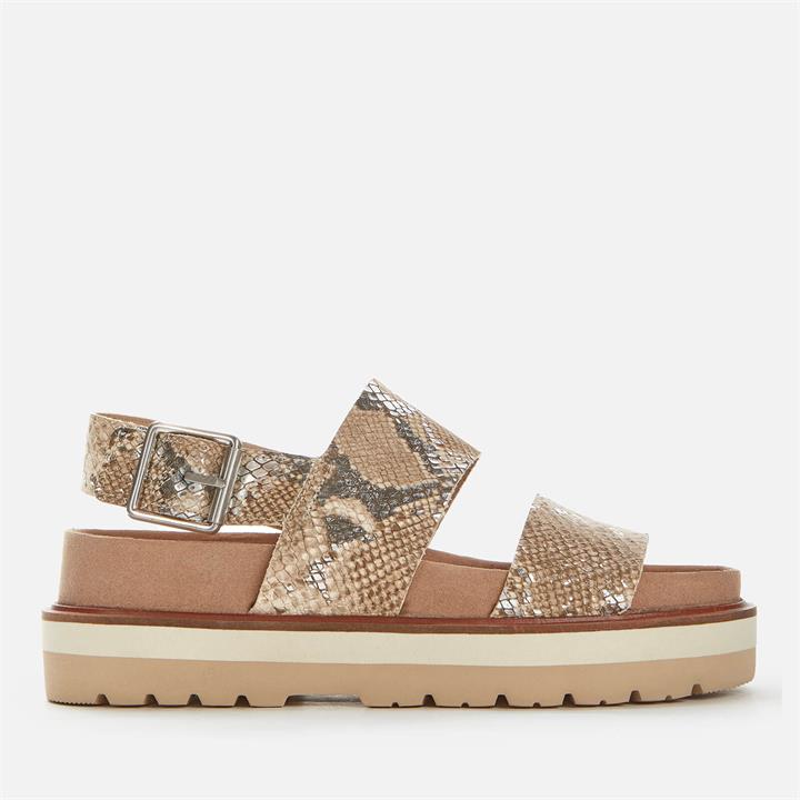 Clarks Women's Orianna Strap Sandals - Taupe - UK 5