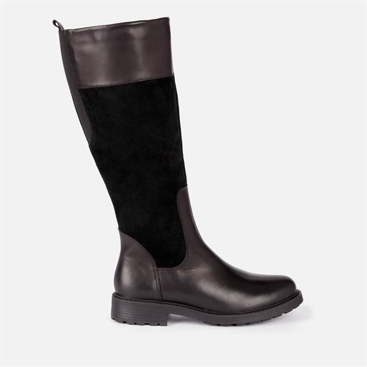 Clarks Women's Orinoco 2 Hi Leather/Warm Lined Knee High Boots - Black - UK 3