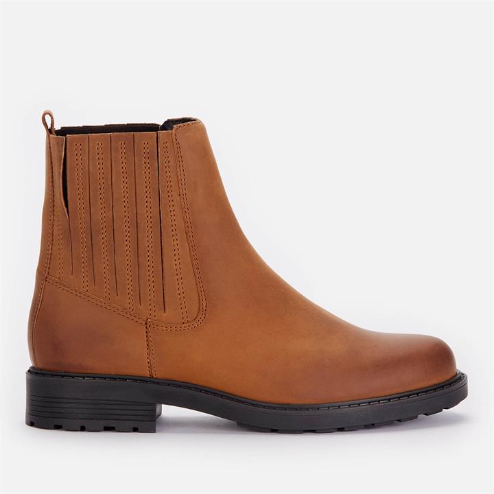 Clarks Women's Orinoco 2 Mid Leather Chelsea Boots - Brown Snuff - UK 4