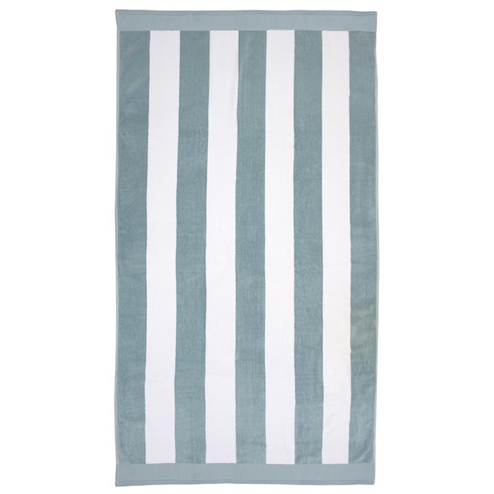 Classic Stripe Egyptian Cotton Beach Towel 95x175cm Surf