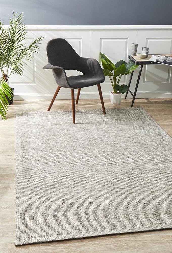 Cloud Stone Cotton Rayon Rug 225X155cm