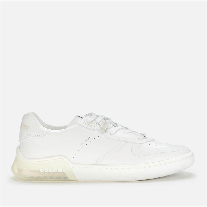 Coach Men's Citysole Leather Court Trainers - Optic White - UK 8