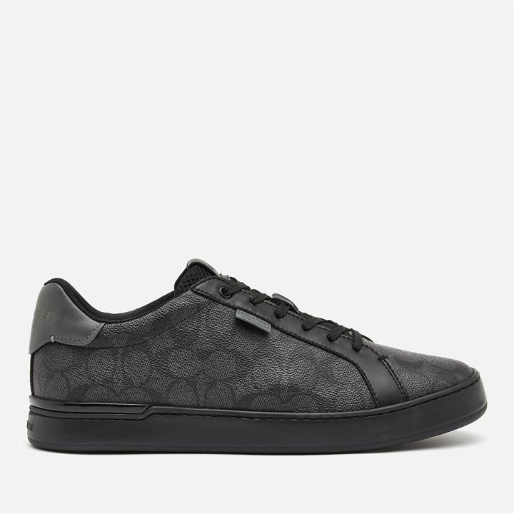 Coach Men's Lowline Signature Print Cupsole Trainers - Charcoal/Grey - UK 11