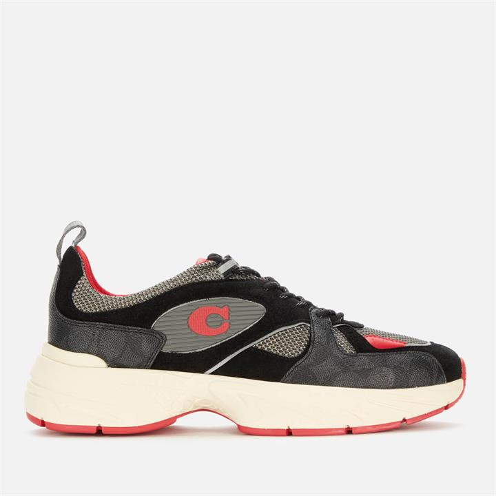 Coach Men's Tech Running Style Trainers - Black Multi - UK 11