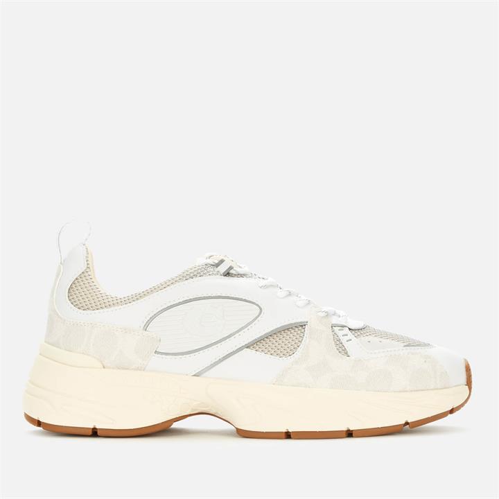 Coach Men's Tech Running Style Trainers - Optic White - UK 11