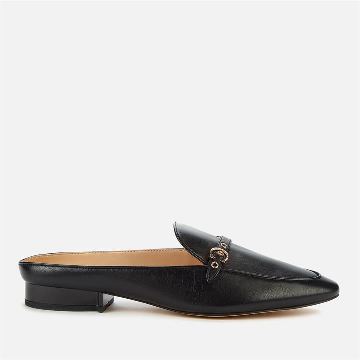 Coach Women's Irene Leather Mule Loafers - Black - UK 5