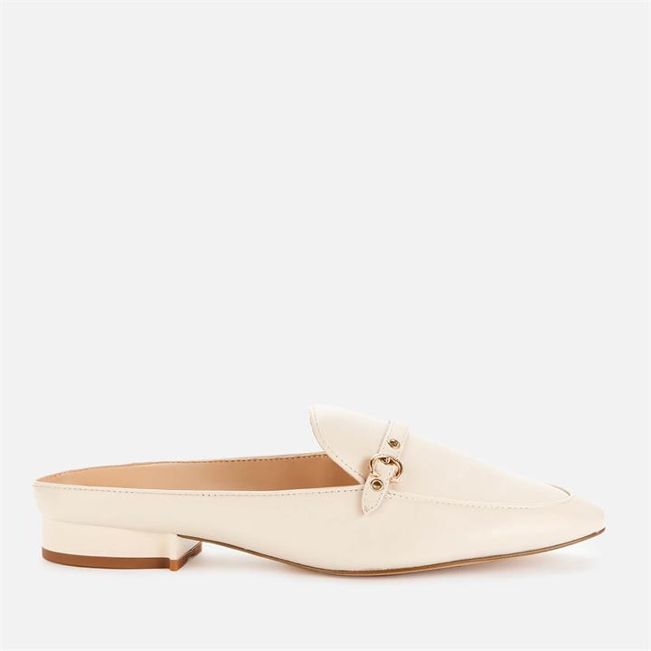 Coach Women's Irene Leather Mule Loafers - Chalk - UK 8