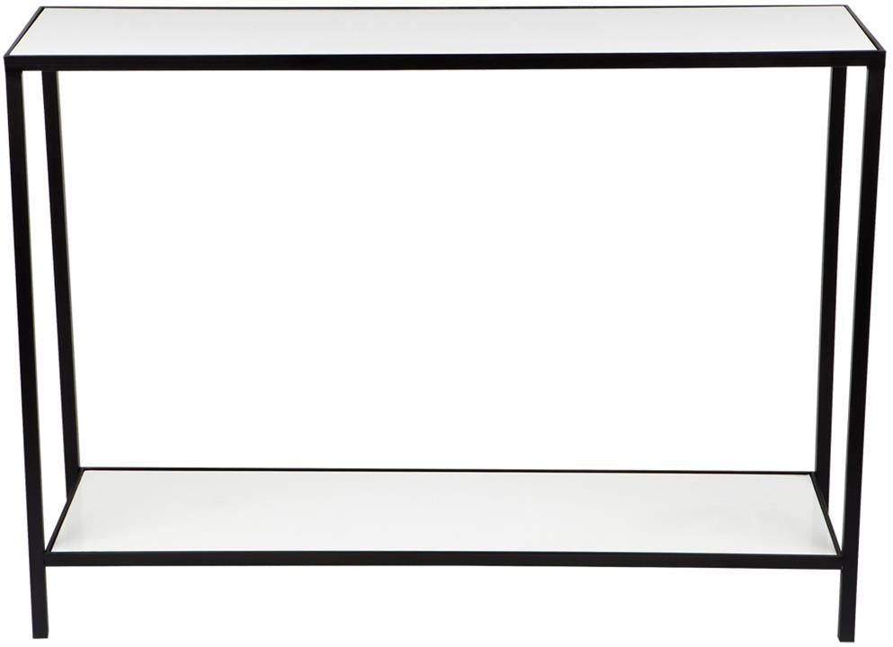 Cocktail Stone Console Table - Black