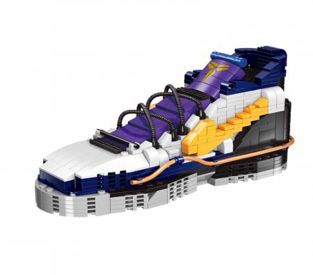 Collectible Red Snake Kobees 8 years shoes compatible building blocks Kobes sneakers commemorative toys Purple boots (NO.69959)