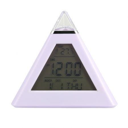 Colorful Digital Temperature Calendar Alarm Clock