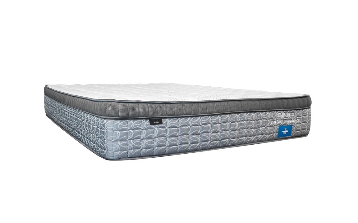 Comfort sleep emporio posture indulgence plush mattress