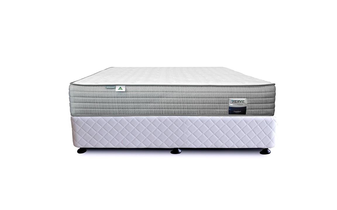 Comfort sleep verve chiro posture pocket spring mattress + ensemble base