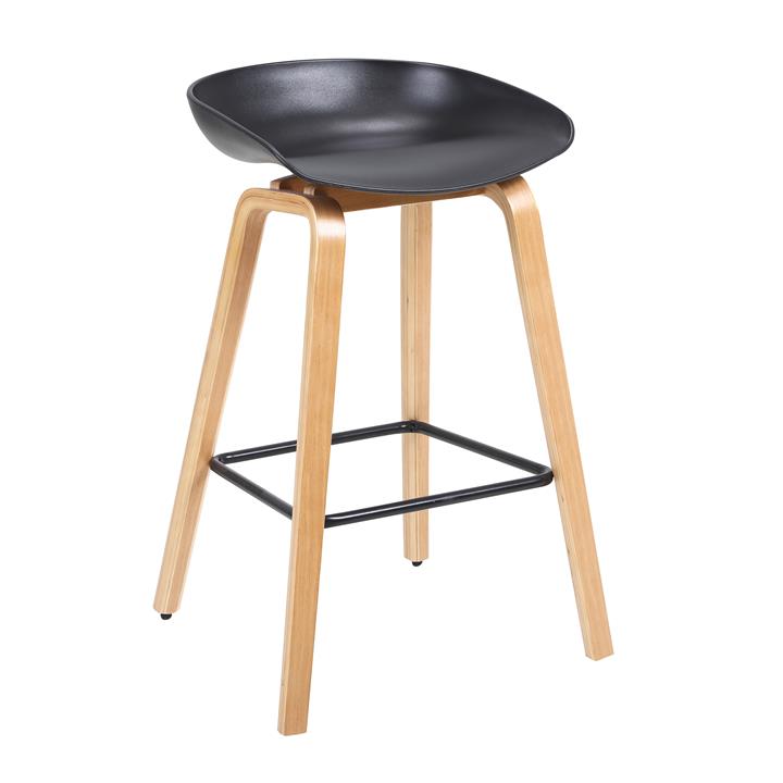 Comfy Bar Stool Black