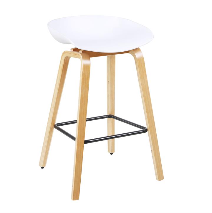 Comfy Bar Stool White