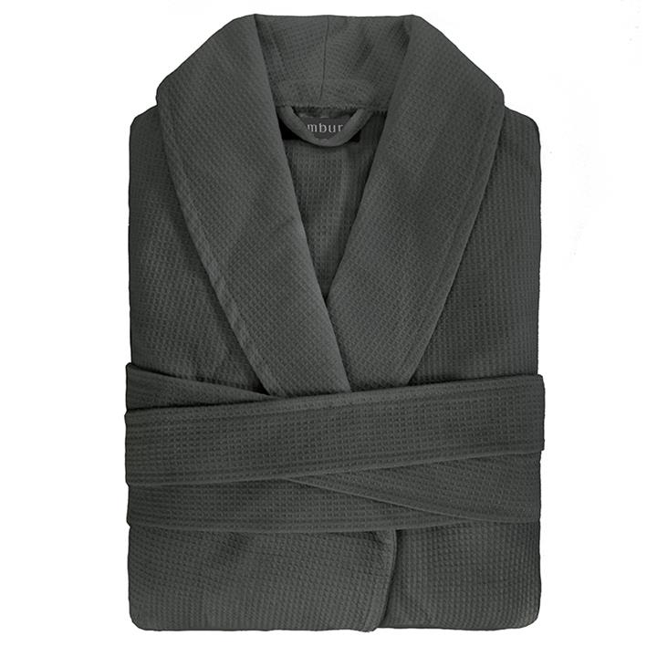 Commercial Waffle Robe Charcoal