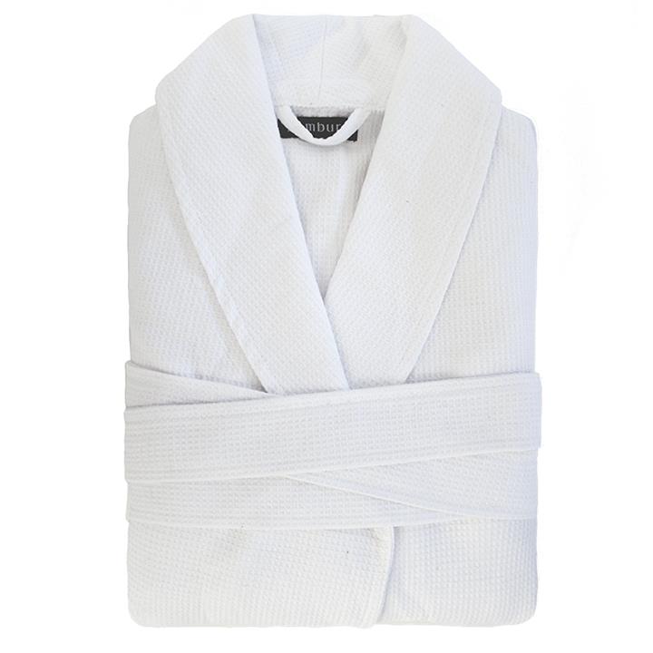 Commercial Waffle Robe White