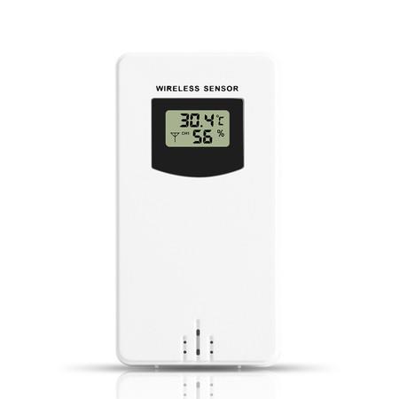 Compatable with 3389 temperature and humidity wireless sensor outdoor temperature and humidity measurement digital display weather clock accessories
