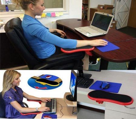 Computer Arm Rest Support for Desk and Chair, Sturdy Mouse Arm Rest, Desk Extender for Computer, for Home& Office?color random