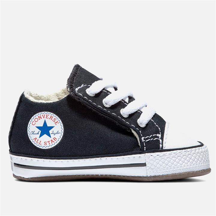 Converse Babys' Chuck Taylor All Star Cribster Soft Trainers - Black - UK 4 Baby