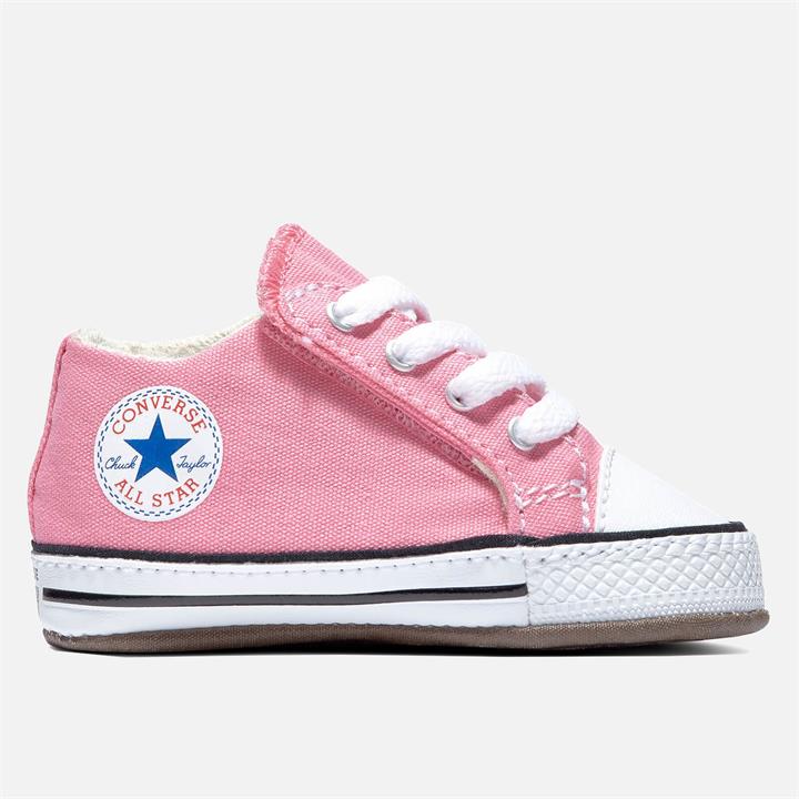 Converse Babys' Chuck Taylor All Star Cribster Soft Trainers - Pink - UK 4 Baby