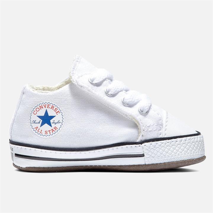 Converse Babys' Chuck Taylor All Star Cribster Soft Trainers - White - UK 4 Baby