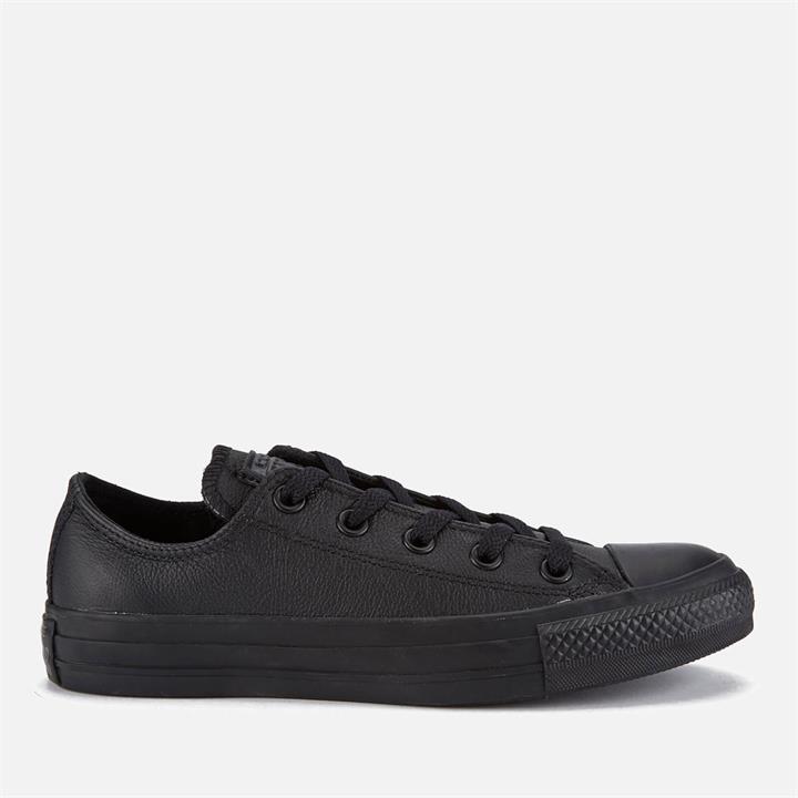Converse Chuck Taylor All Star Ox Trainers - Black Mono - UK 5