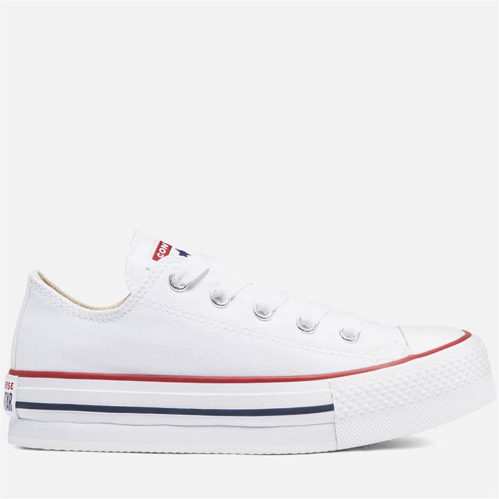 Converse Kids' Chuck Taylor All Star Eva Lift Ox Trainers - White - UK 10 Kids