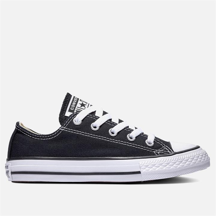 Converse Kid's Chuck Taylor All Star Ox Trainers - Black - UK 12 Kids