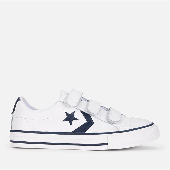 Converse Kids' Star Player V3 Trainer - White/Navy - UK 10 Kids