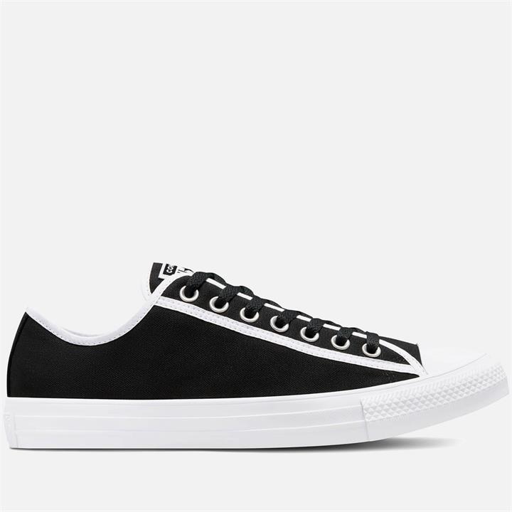 Converse Men's Chuck Taylor All Star Between The Lines Ox Trainers - Black/White/White - UK 10
