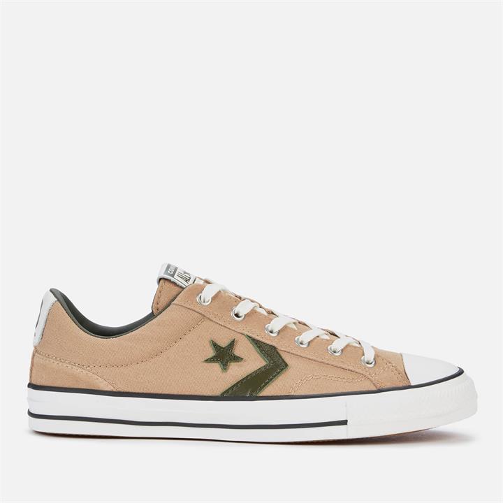 Converse Men's Star Player Tech Climber Canvas/Suede Ox Trainers - Nomad Khaki/Farro/Cargo Khaki - UK 9
