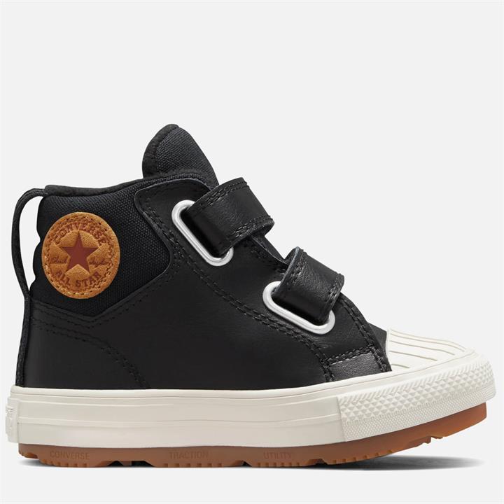 Converse Toddlers' Chuck Taylor All Star Berkshire Boot - Black/Pale Putty - UK 9 Kids