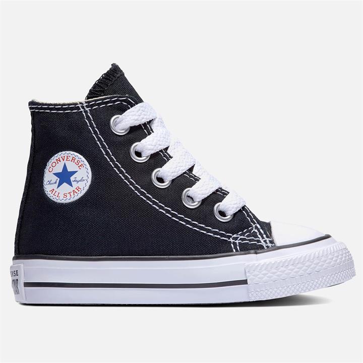 Converse Toddlers' Chuck Taylor All Star Hi - Top Tainers - Black - UK 4 Toddler