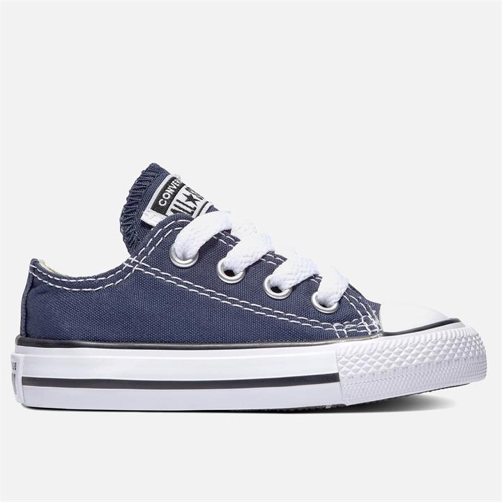 Converse Toddlers' Chuck Taylor All Star Ox Trainers - Navy - UK 7 Toddler