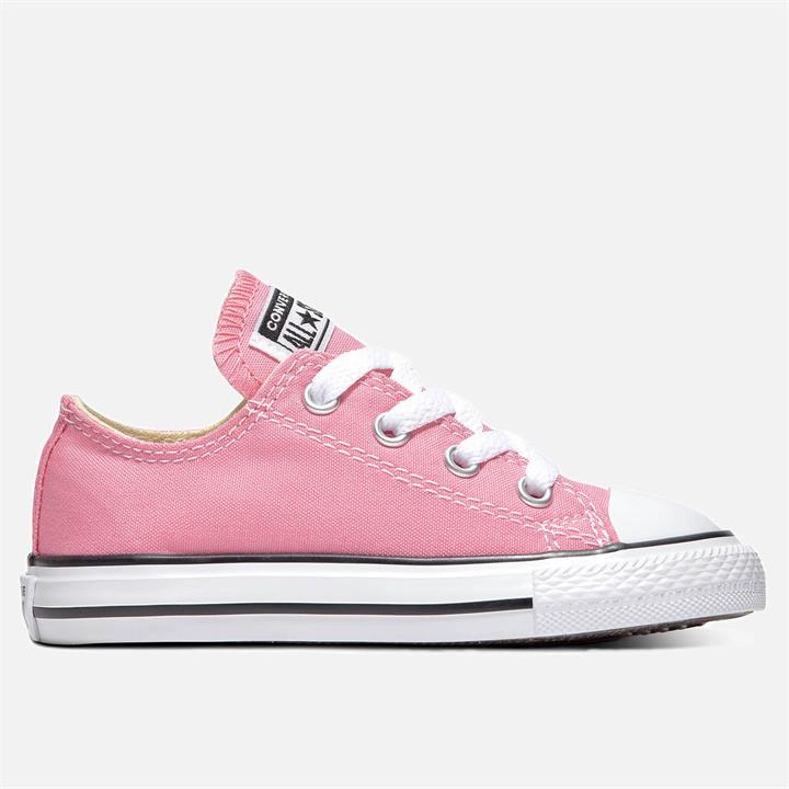 Converse Toddlers' Chuck Taylor All Star Ox Trainers - Pink - UK 3 Toddler