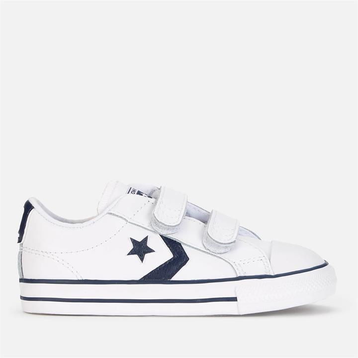 Converse Toddlers' Star Player V2 Trainer - White/Navy - UK 9 Kids