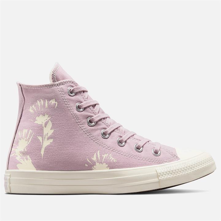 Converse Women's Chuck Taylor All Star Hybrid Floral Hi-Top Trainers - Himalayan Salt/Egret/Egret - UK 8