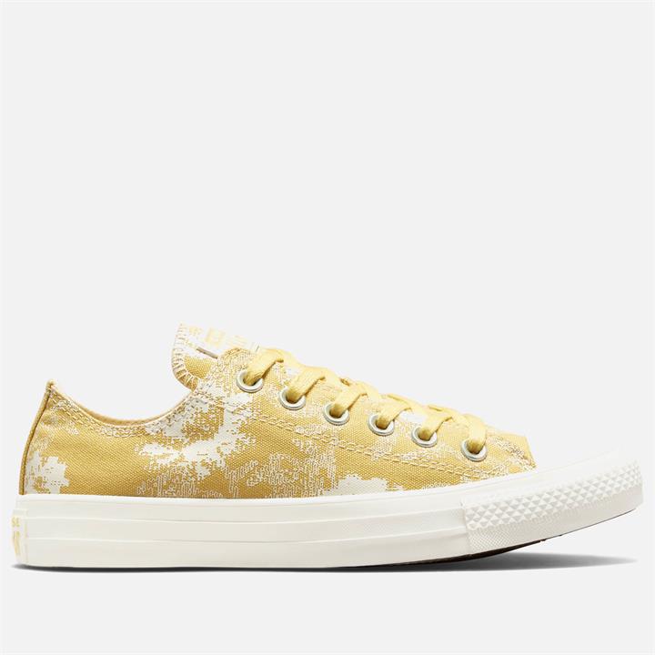 Converse Women's Chuck Taylor All Star Hybrid Floral Ox Trainers - Saturn Gold/Egret/Saturn Gold - UK 7
