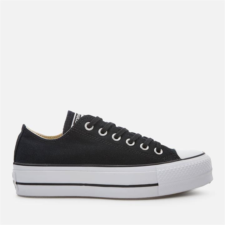 Converse Women's Chuck Taylor All Star Lift Ox Trainers - Black/White/White - UK 7
