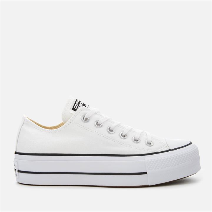 Converse Women's Chuck Taylor All Star Lift Ox Trainers - White/Black/White - UK 3