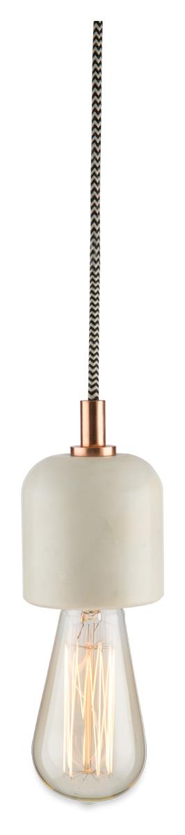 Copper and Marble Pendant Hanging Light